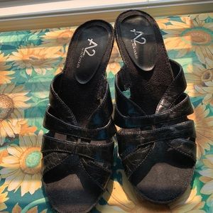 NWOT A2 Aerosole heeled sandals